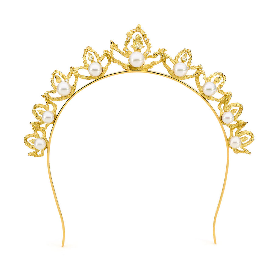 Linneys Pearl and Diamond Crown buy jewellery online jewellers in perth perth jewellery stores wedding jewellery australia diamonds for sale perth gold jewellery perth