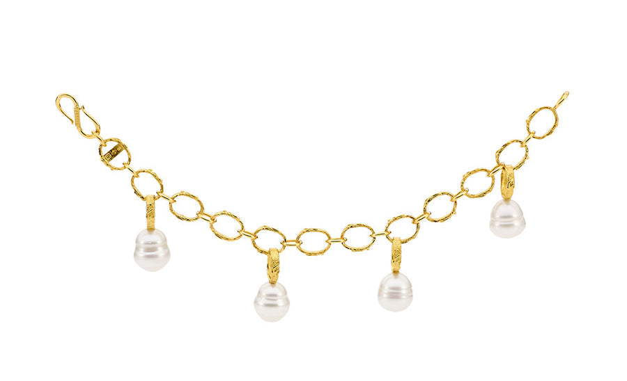 Hanging Pearl Bracelet online jewellery shop buy jewellery online jewellers in perth perth jewellery stores wedding jewellery australia gold jewellery perth