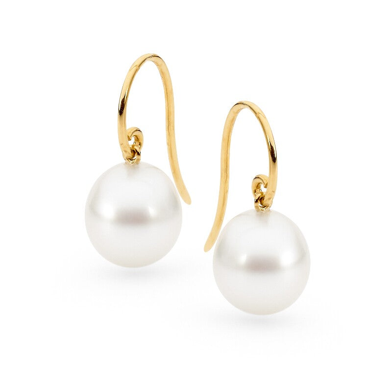 Fine French Hook Pearl Earrings online jewellery shop perth jewellery stores jewellery stores perth australian jewellery designers bridal jewellery australia