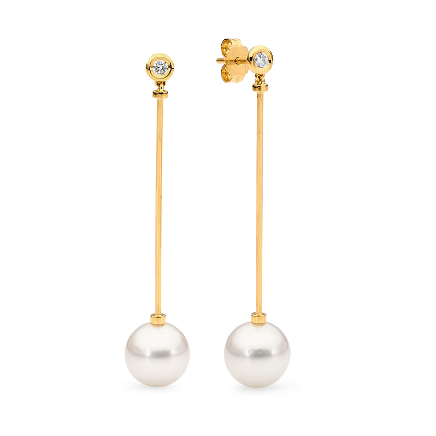 Modern pearl drop Earrings online jewellery shop buy jewellery online jewellers in perth perth jewellery stores wedding jewellery australia diamonds for sale perth gold jewellery perth  pearl jewellery
