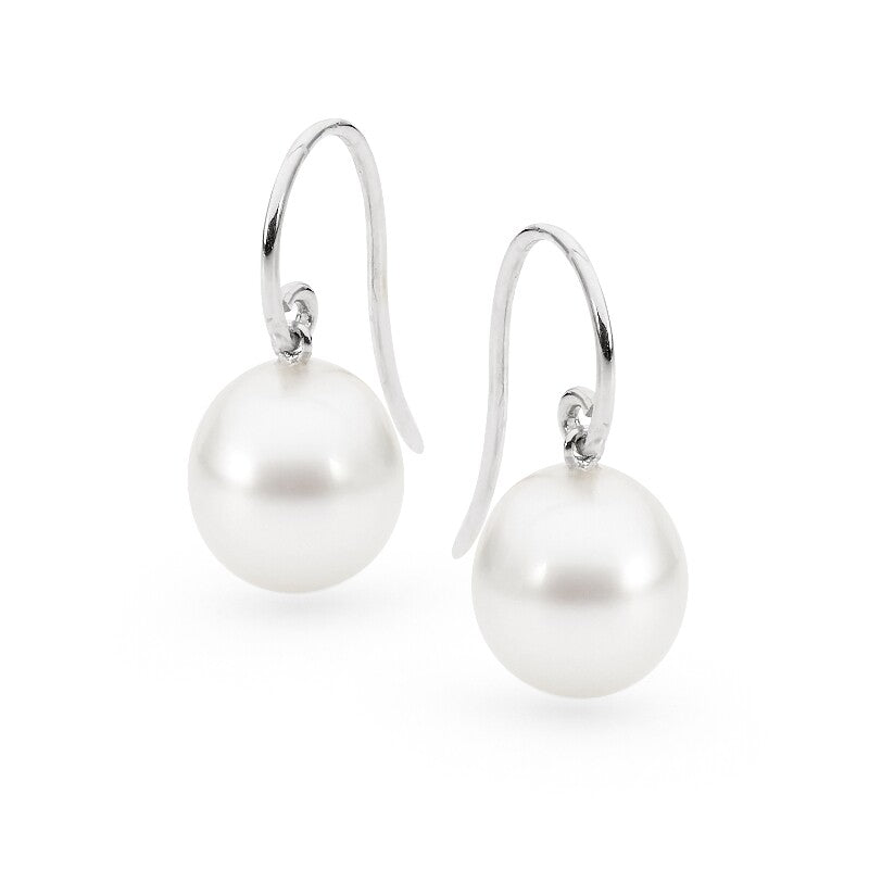Fine French Hook Pearl Earrings online jewellery shop perth jewellery stores jewellery stores perth australian jewellery designers bridal jewellery australia