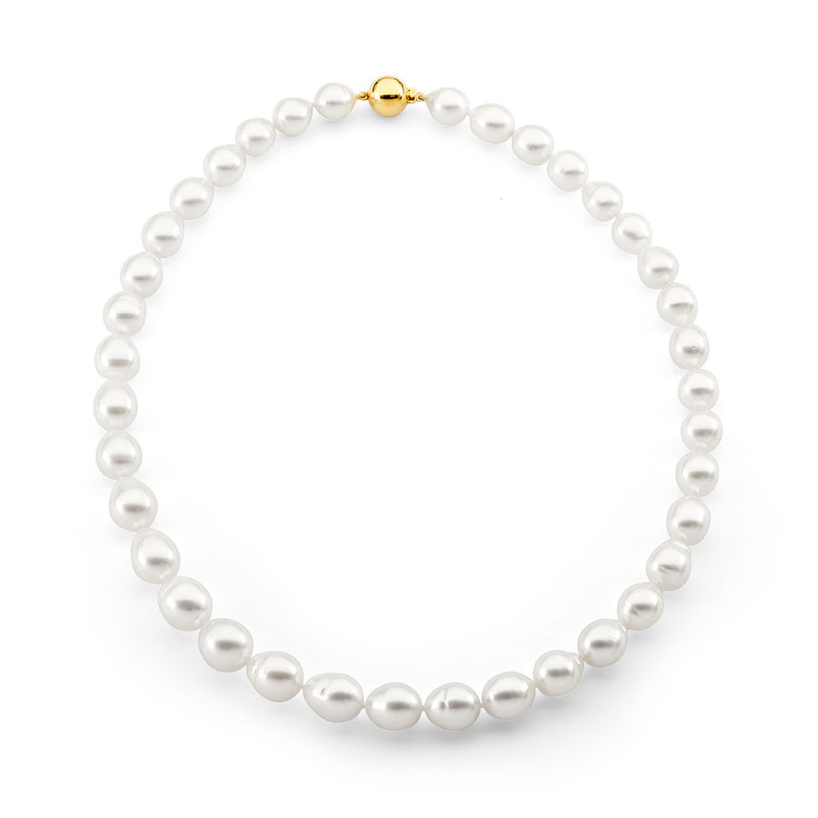 Circle Shaped South Sea Pearl Strand Necklace