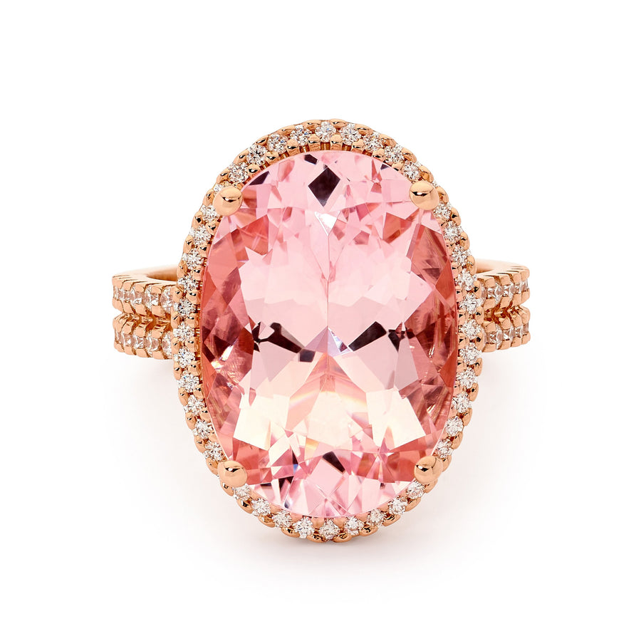 Split Band Morganite Ring jewellery stores perth perth jewellery stores australian jewellery designers online jewellery shop perth jewellery shop jewellery shops perth perth jewellers jewellery perth jewellers in perth diamond jewellers perth bridal jewellery australia pearl jewellery australian pearls diamonds and pearls perth