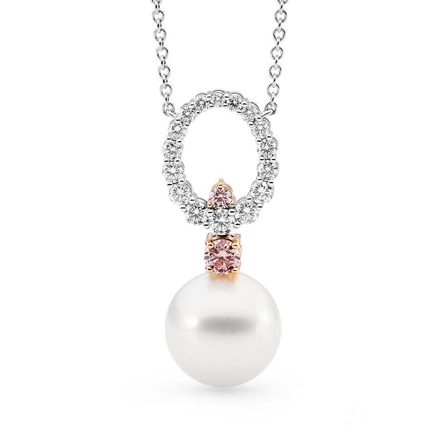 Family Heirloom Argyle Pink Diamond Pendant