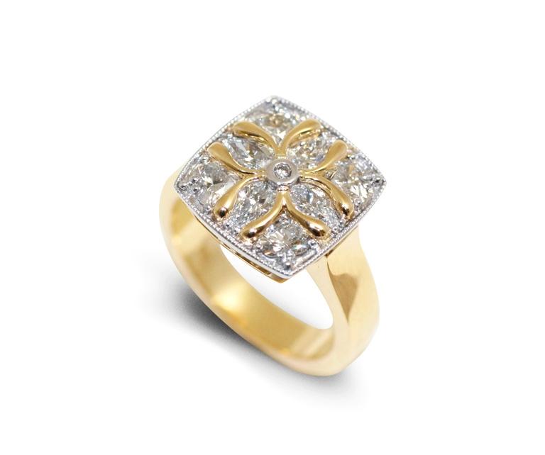18ct Yellow Gold with 4 Pear Shape Diamond Ring Diamond Rings Perth jewellery stores perth perth jewellery stores australian jewellery designers online jewellery shop perth jewellery shop jewellery shops perth perth jewellers jewellery perth jewellers in perth diamond jewellers perth bridal jewellery australia pearl jewellery australian pearls diamonds and pearls perth engagement rings for women custom engagement rings perth custom made engagement rings perth diamond engagement rings