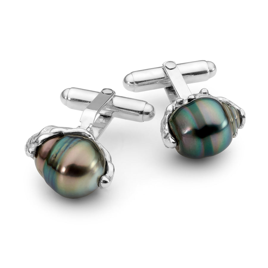 Silver and Tahitian Pearl Cufflinks jewellery stores perth perth jewellery stores australian jewellery designers online jewellery shop perth jewellery shop jewellery shops perth perth jewellers jewellery perth jewellers in perth diamond jewellers perth bridal jewellery australia pearl jewellery australian pearls diamonds and pearls perth