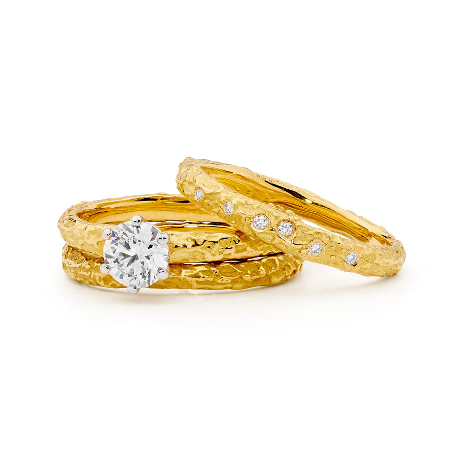 'Grace' 18ct Yellow Gold Band
