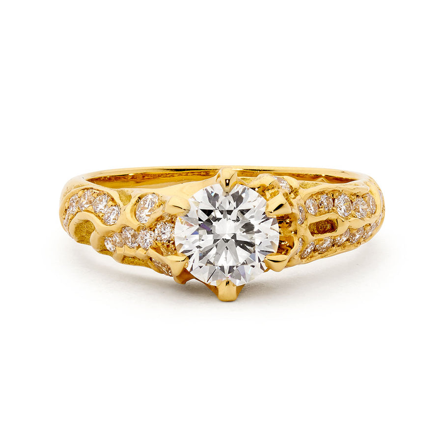 'Golden Sunset' Diamond Ring