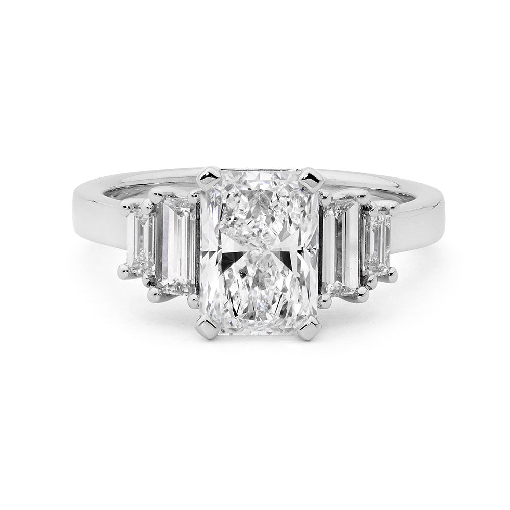 'Guiding Light' Diamond Engagement Ring