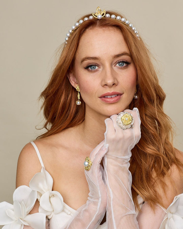 'Forever a Flower' Australian South Sea Pearl Ring