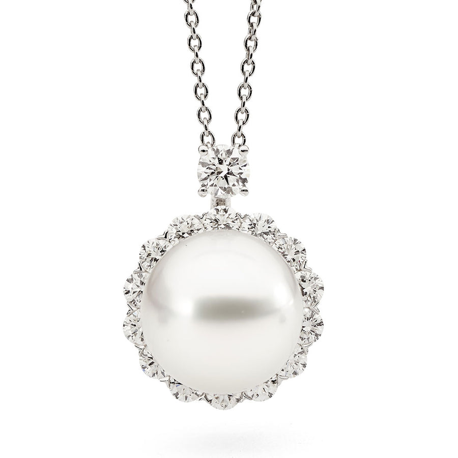Australian South Sea Pearl & Diamond Necklace