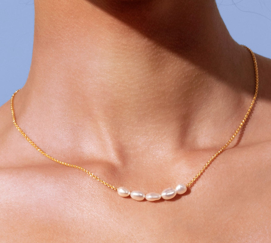 'Coral Boulders' South Sea Pearl necklace