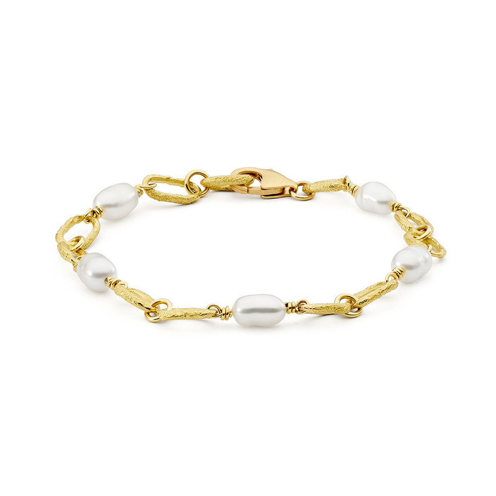 'Ebbs and Flows' South Sea Pearl Bracelet