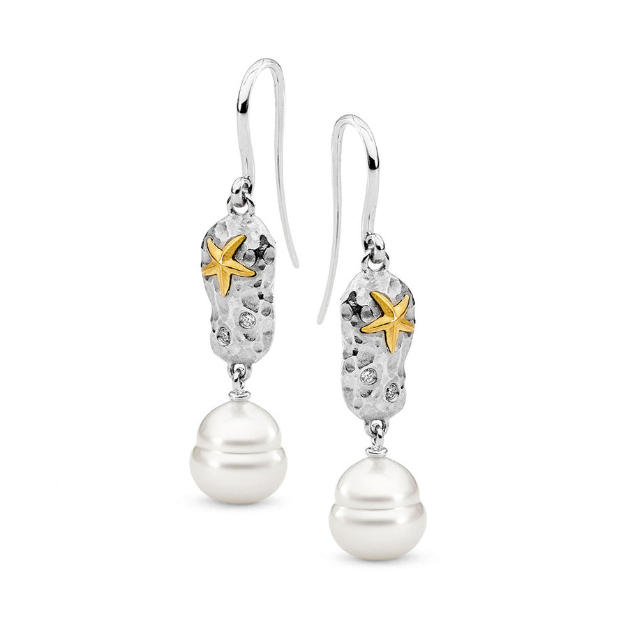 'Star of the Sea' South Sea Pearl Earrings