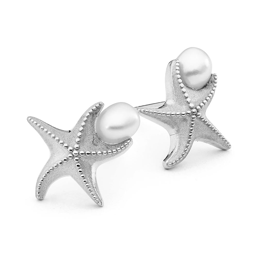 'Star of the Sea' south sea pearl Earrings