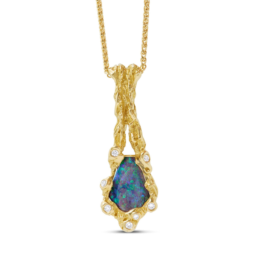 'Window To The Sea' Opal pendant