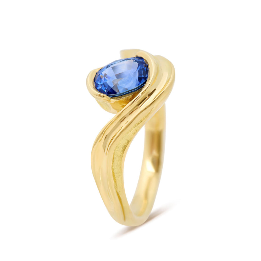 'Azure' Wave Ring