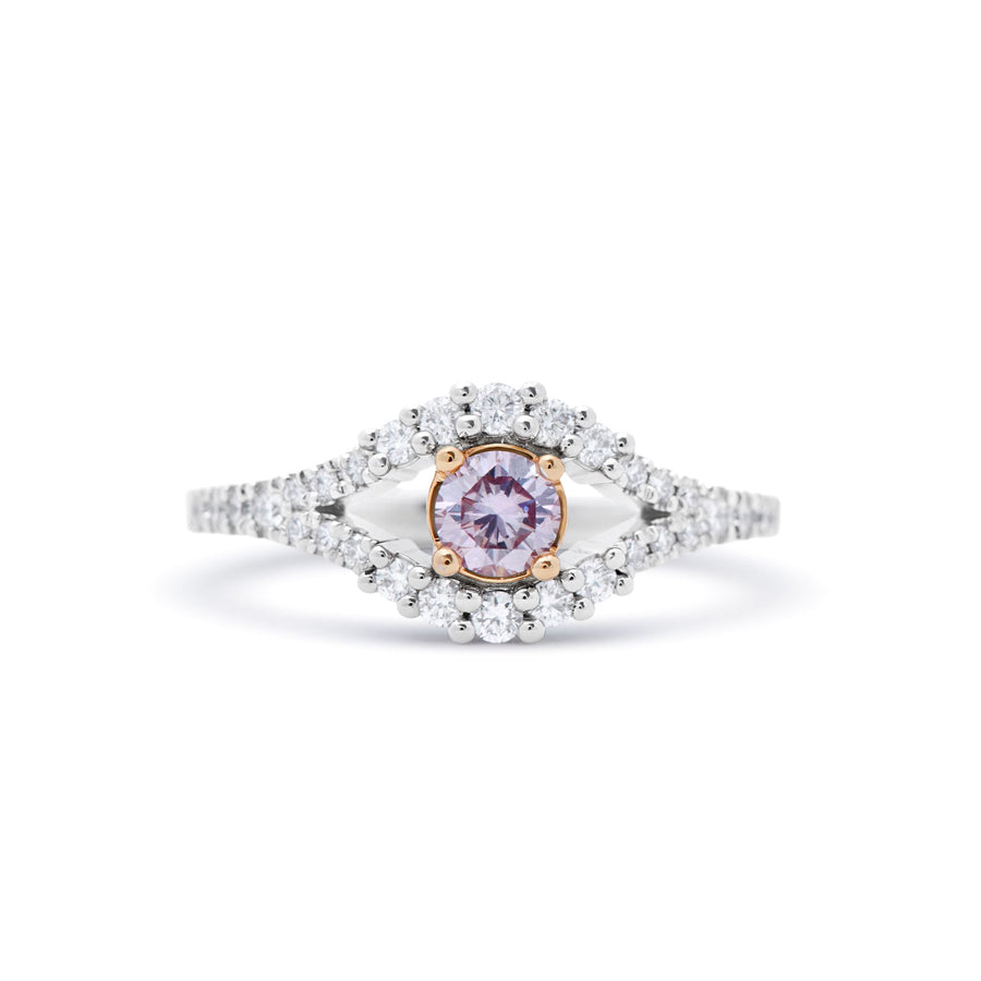 'Rosalie' Pink Diamond Ring