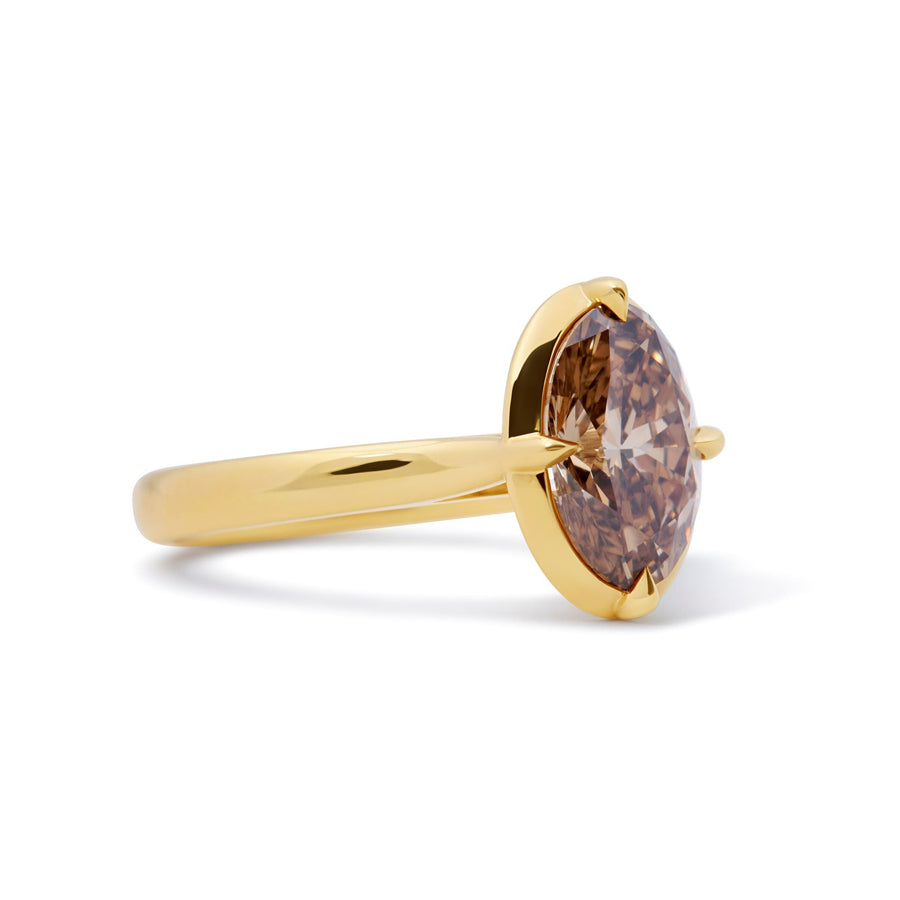 'Desert Light' Champagne Diamond Ring
