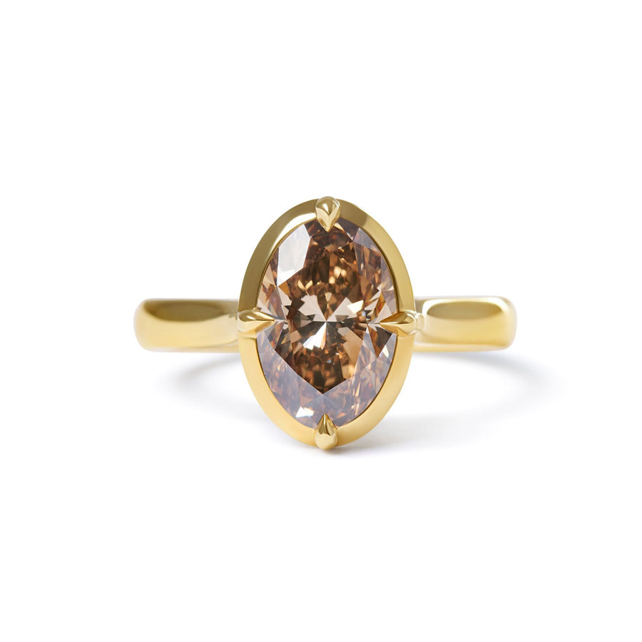 'Desert Light' Champagne Diamond Ring