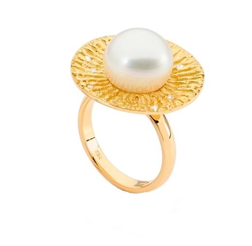 Diamond and Pearl Ring