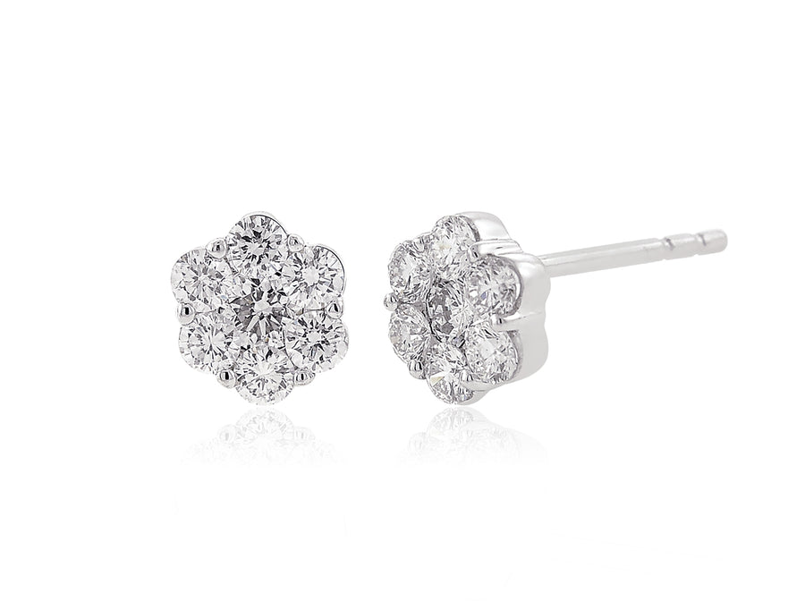 'Ellie' Diamond stud earrings