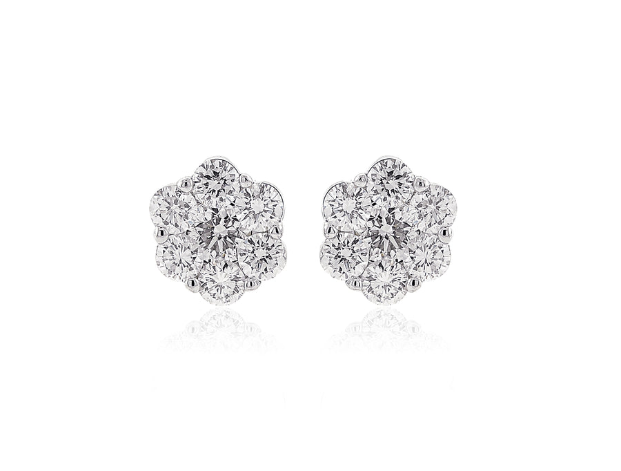 'Ellie' Diamond stud earrings