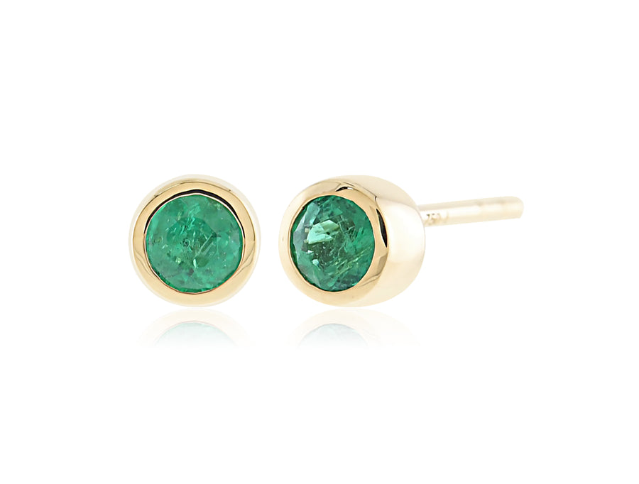 Emerald Stud Earrings