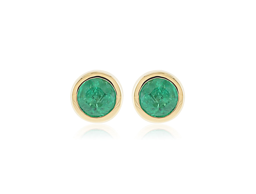 Emerald Stud Earrings
