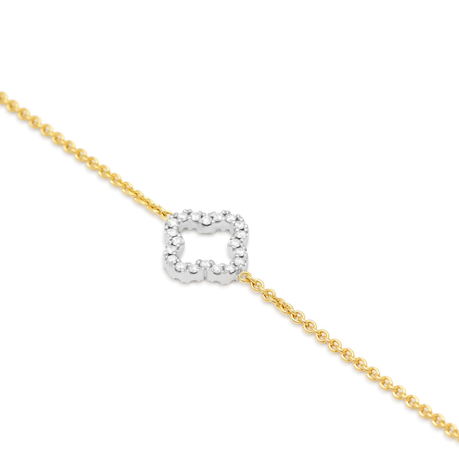 Diamond Clover Bracelet