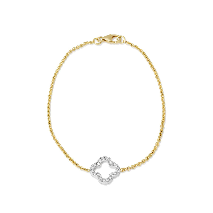 Diamond Clover Bracelet