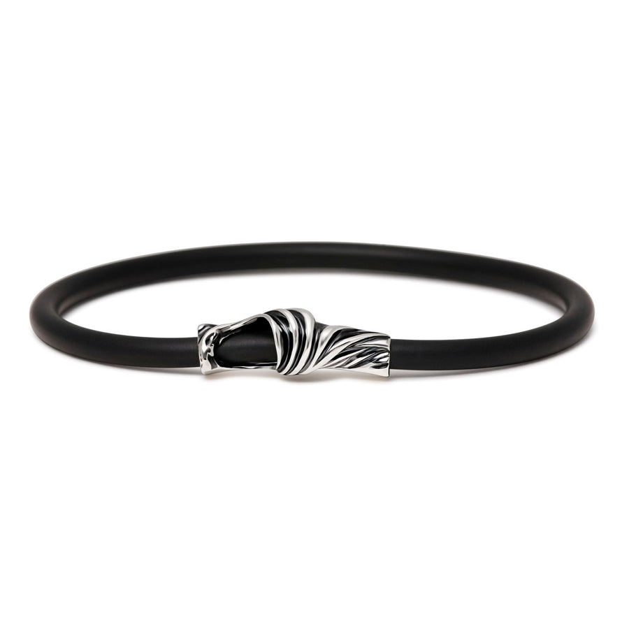 'Box Wave' neoprene bangle