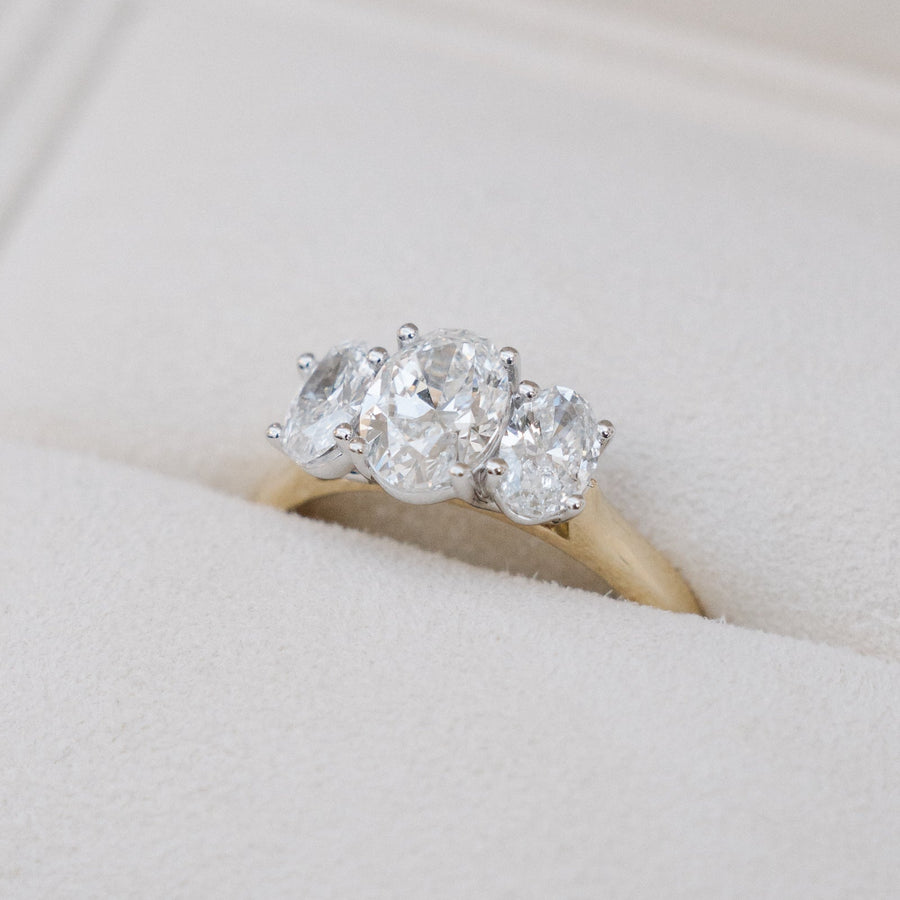 'Isadora' Trilogy Diamond Engagement Ring