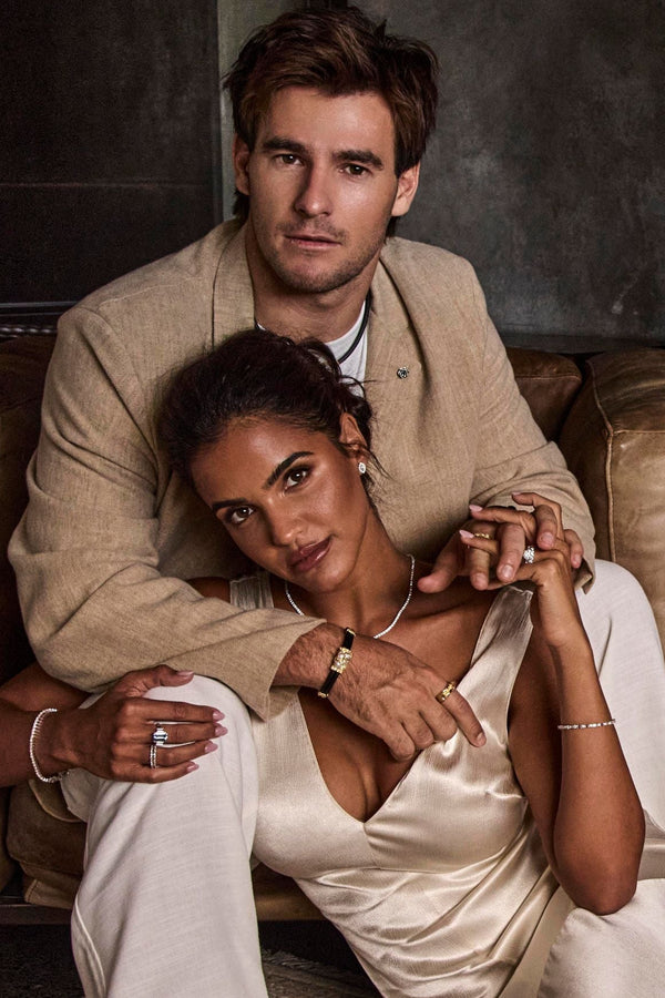 Silver Rose Lapel Pin