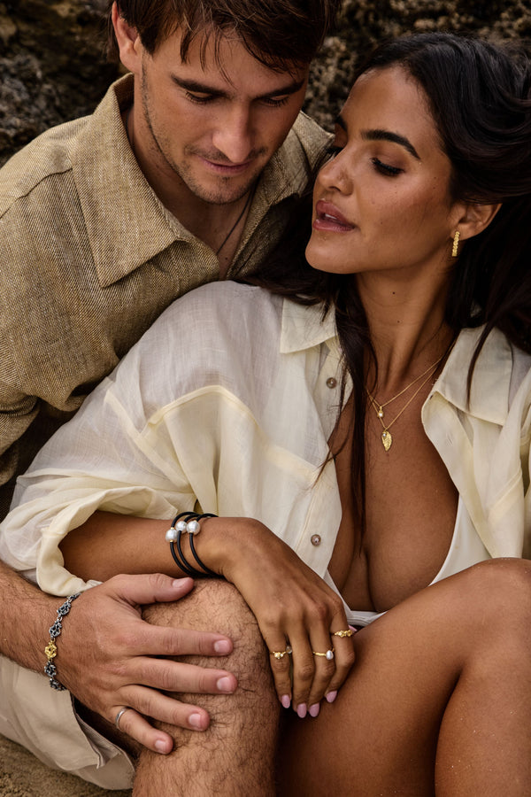 White Cultured Pearl Neoprene