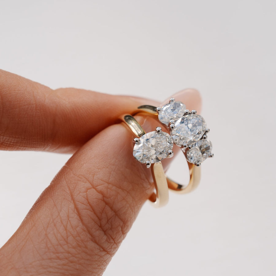 'Isadora' Trilogy Diamond Engagement Ring