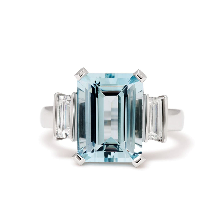 'Esme' aquamarine ring