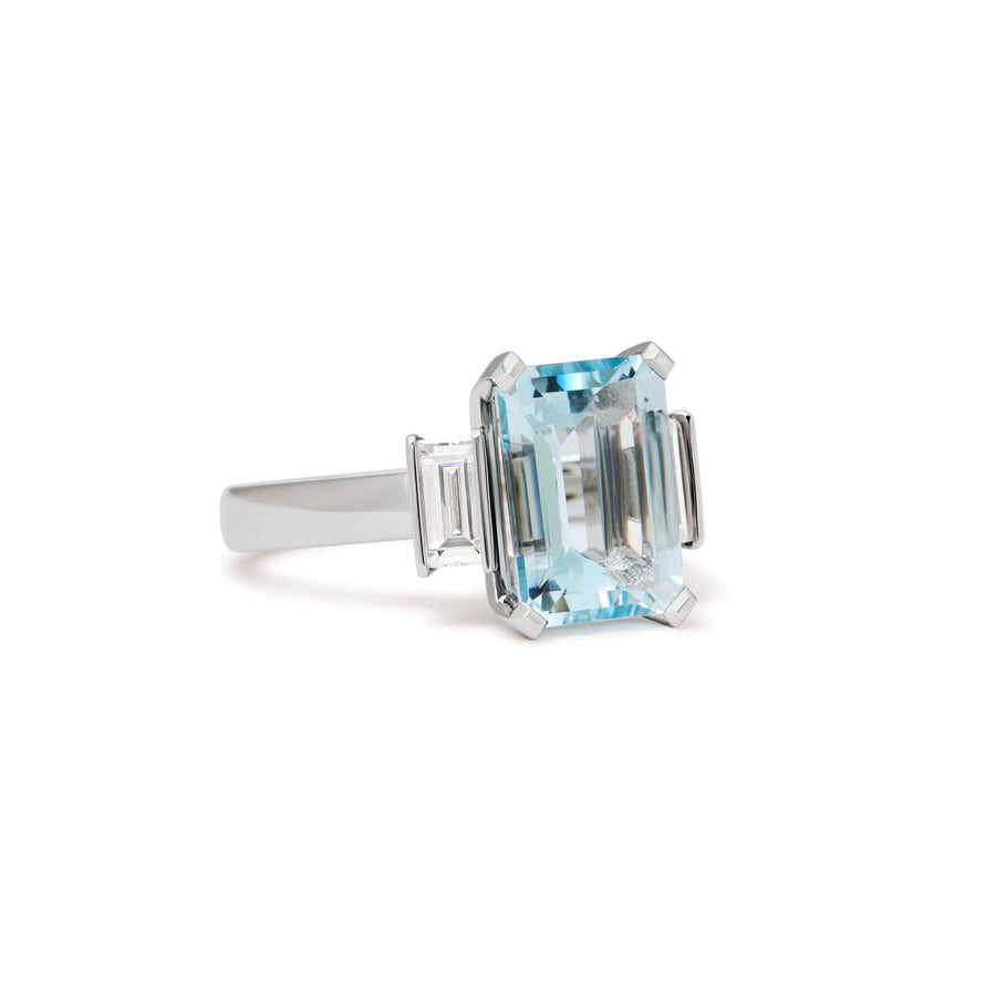 'Esme' aquamarine ring