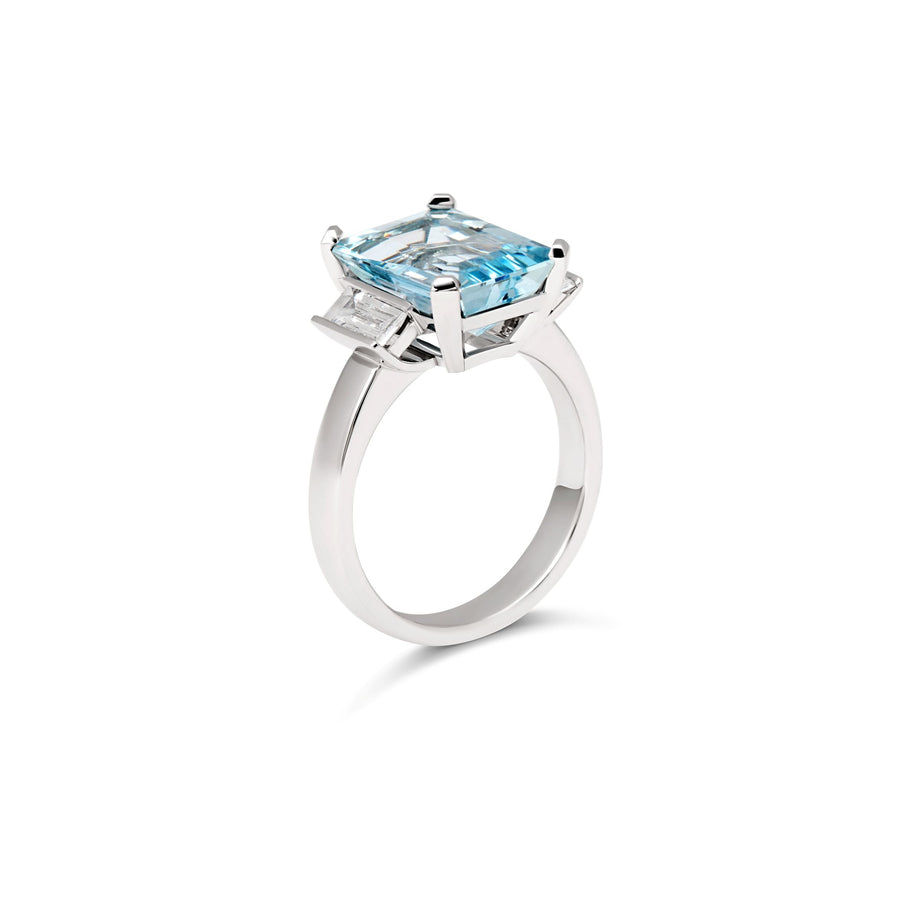 'Esme' aquamarine ring