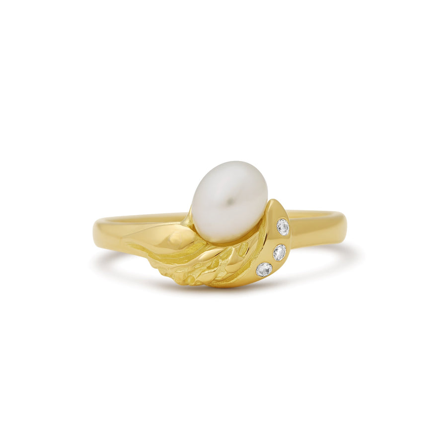 'Dune' Pearl Ring