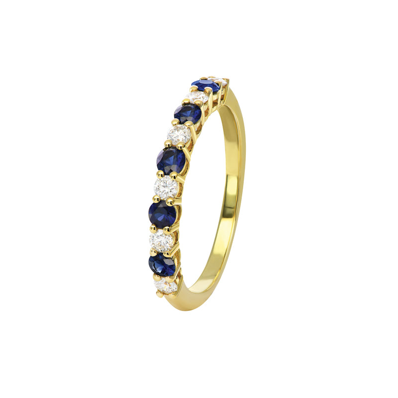 Sapphire and Diamond Ring