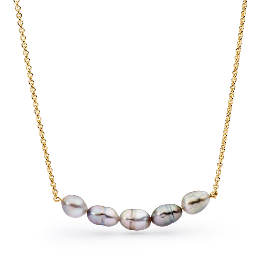 'Coral Boulders' South Sea Pearl necklace