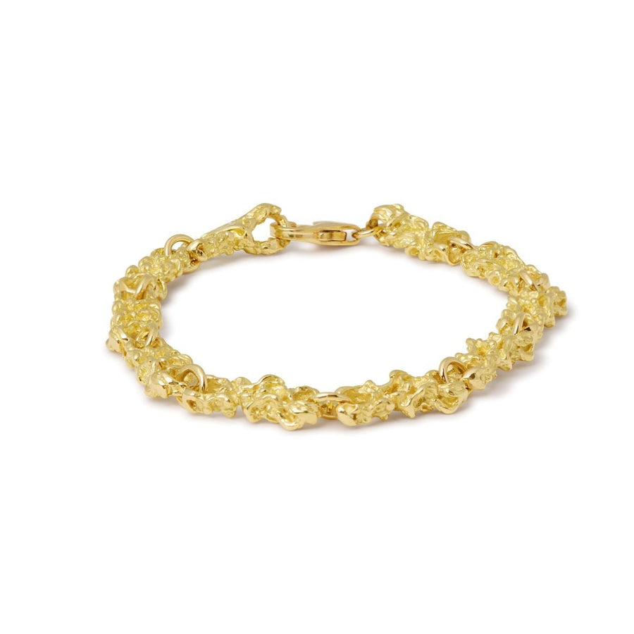 Organic 18ct Yellow Gold Bracelet