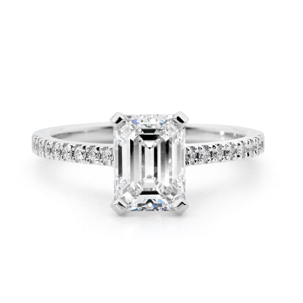 Emerald cut diamond ring online jewellery shop perth jewellery stores jewellery stores perth australian jewellery designers bridal jewellery australia diamonds perth diamond rings perth designer engagement rings engagement rings perth diamond engagement rings