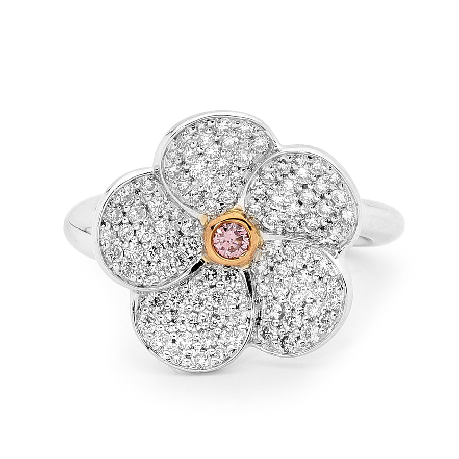 Pink Diamond Flower Ring jewellery stores perth perth jewellery stores australian jewellery designers online jewellery shop perth jewellery shop jewellery shops perth perth jewellers jewellery perth jewellers in perth diamond jewellers perth bridal jewellery australia pearl jewellery australian pearls diamonds and pearls perth