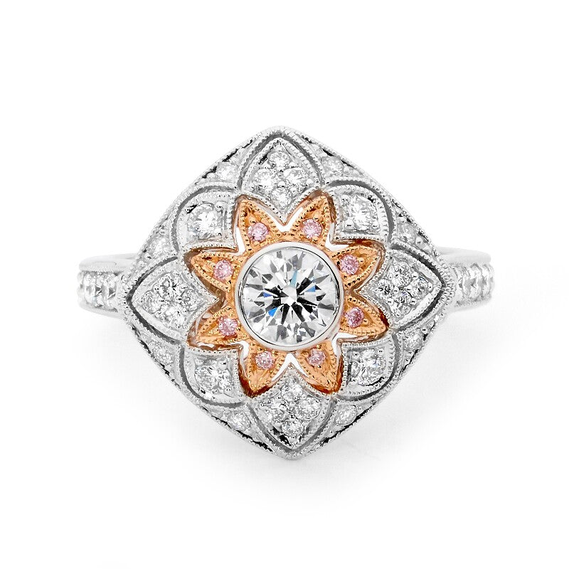 Artistic Pink White Diamond Rings Perth jewellery stores perth perth jewellery stores australian jewellery designers online jewellery shop perth jewellery shop jewellery shops perth perth jewellers jewellery perth jewellers in perth diamond jewellers perth bridal jewellery australia pearl jewellery australian pearls diamonds and pearls perth engagement rings for women custom engagement rings perth custom made engagement rings perth diamond engagement rings