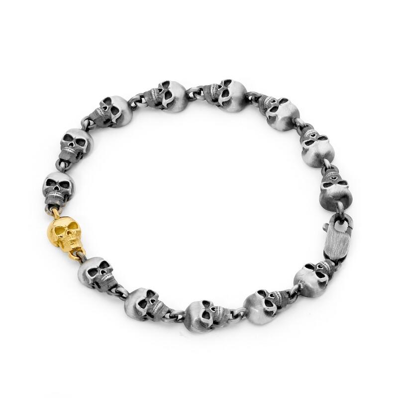 Skull Link Bracelet mens jewellery perth jewellery stores perth perth jewellery stores australian jewellery designers online jewellery shop perth jewellery shop jewellery shops perth perth jewellers jewellery perth jewellers in perth diamond jewellers perth