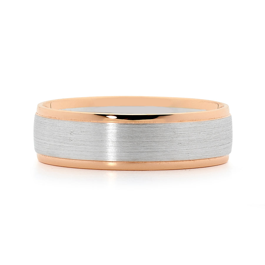 18ct White and Rose Gold Men's Ring Mens Ring Perth jewellery stores perth perth jewellery stores australian jewellery designers online jewellery shop perth jewellery shop jewellery shops perth perth jewellers jewellery perth jewellers in perth diamond jewellers perth mens rings mens wedding rings mens jewellery perth