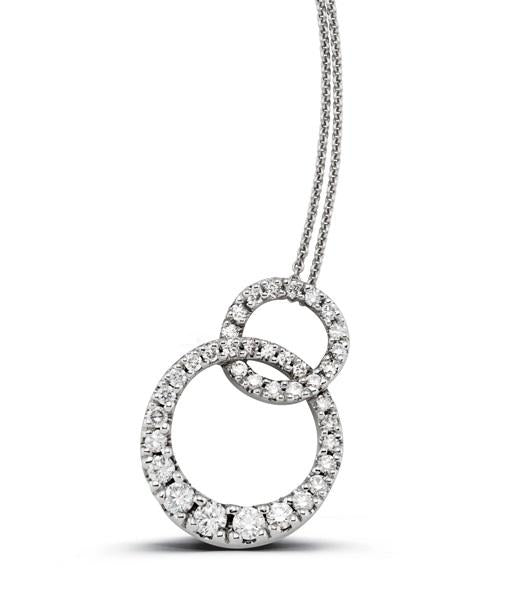 Interlocking Love Circles Diamond Pendant  online jewellery shop buy jewellery online jewellers in perth perth jewellery stores wedding jewellery australia diamonds for sale perth