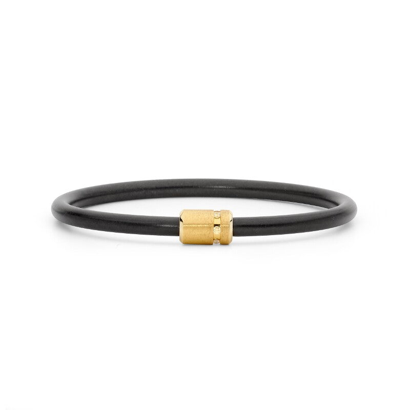 Diamond Yellow Gold Bangle Linneys Jewellery